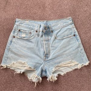 Levi’s 501 High-Rise Denim Shorts